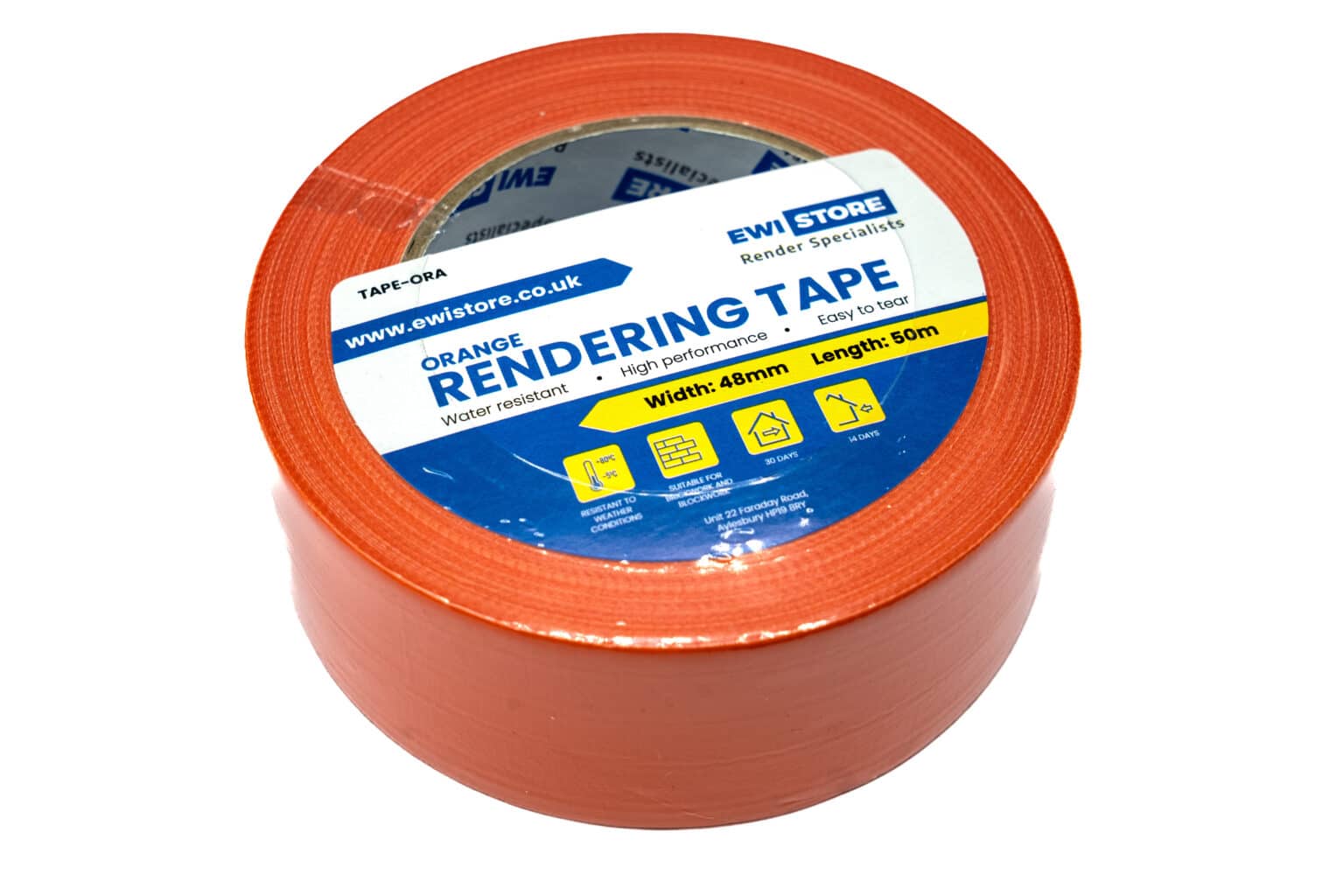 Ewi Store Rendering Tape Orange Mm X M Ewi Store