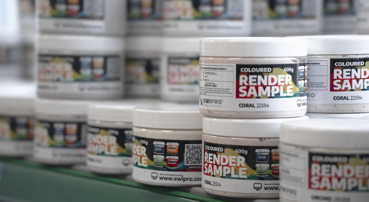 Why Use a Coloured Render Sample Pot?
