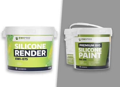 Coloured Render vs. Coloured Paint