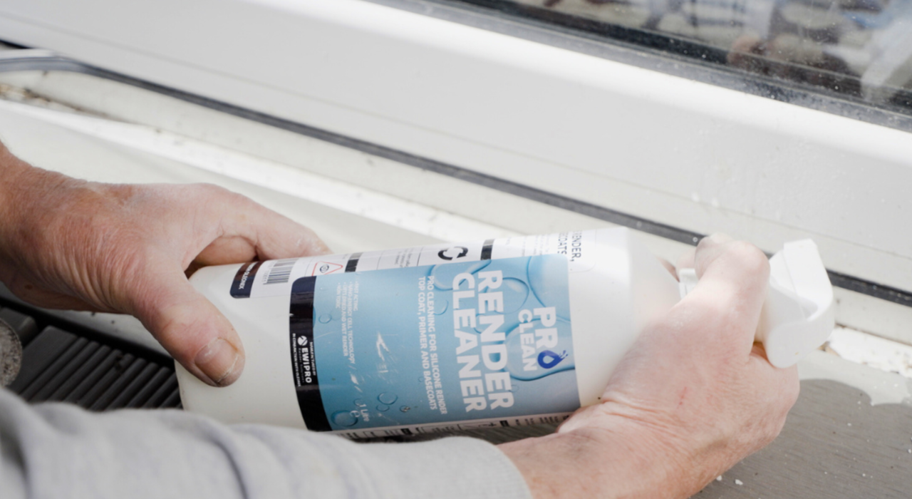 How to Remove Dried Render from Windows and uPVC