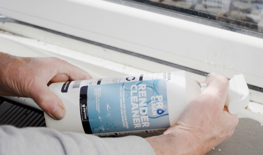 How to Remove Dried Render from Windows and uPVC