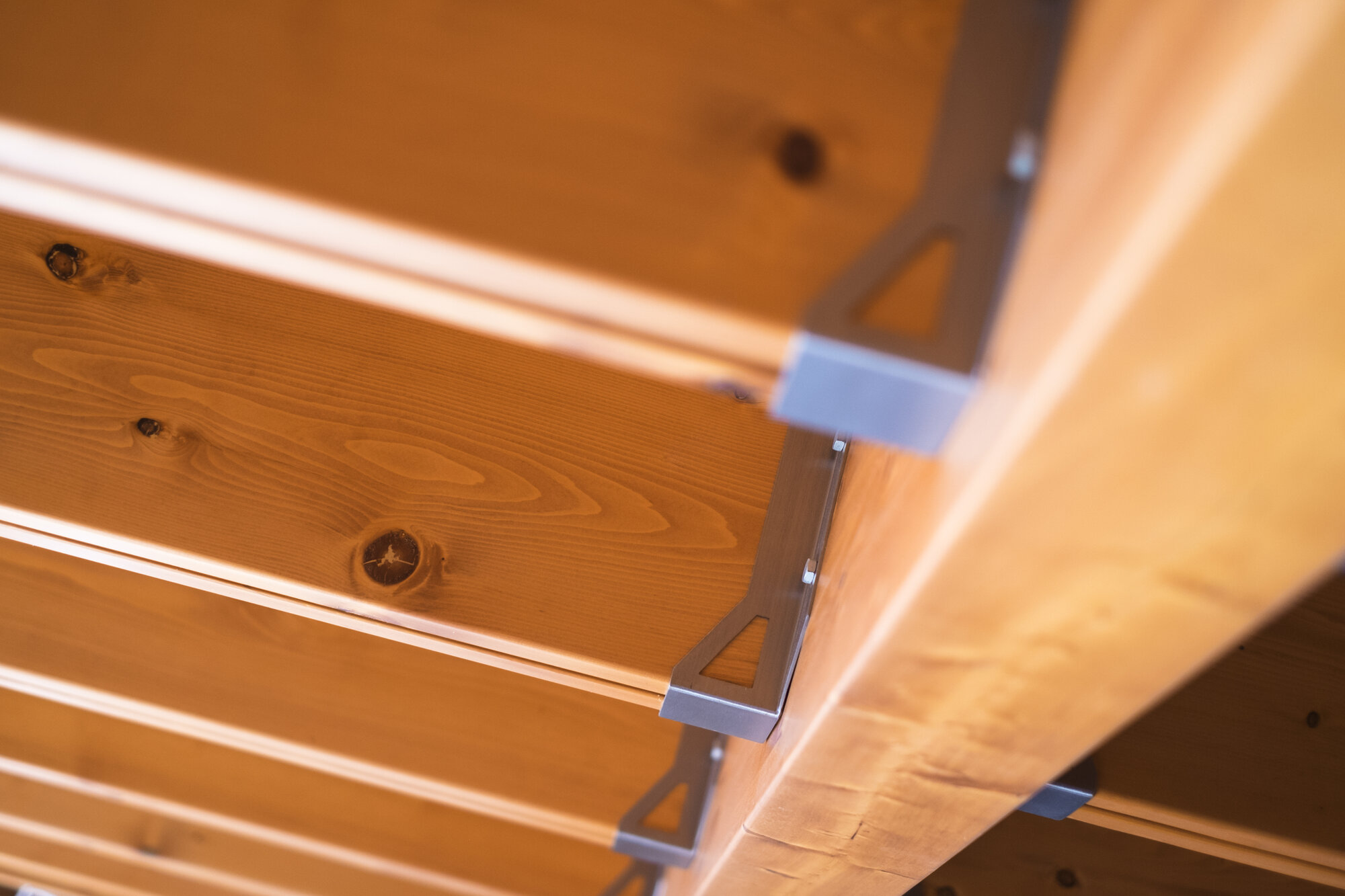 Joists within the insulation zone