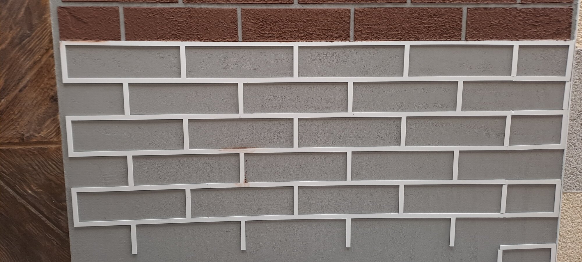 Brick slip stencil