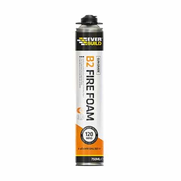 Everbuild Everbuild Fire Foam B2 Gun Grade Expanding Foam - 750ml