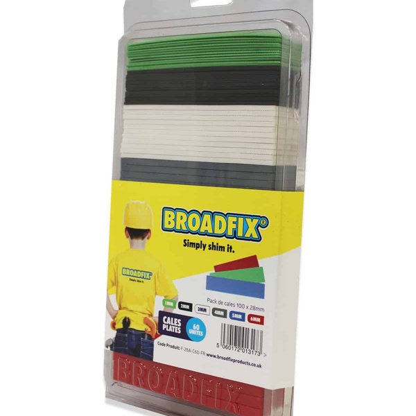 Broadfix Broadfix Assorted Flat Shims Packers (Pack of 60)