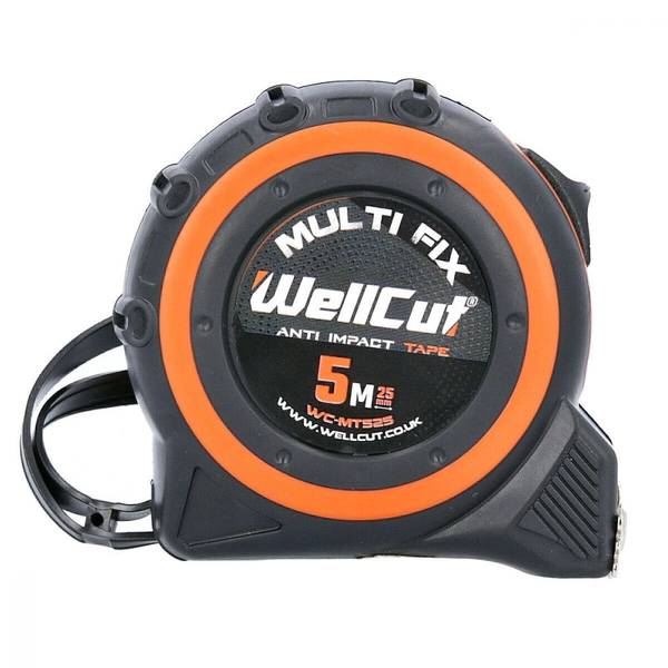 WellCut Tape Measure with Magnetic Hook - 5m/16ft