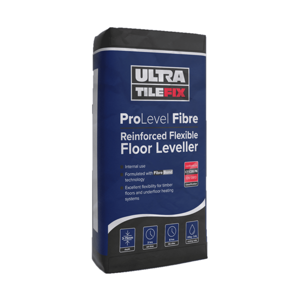Ultra Tile Fix ProLevel Fibre: Reinforced Flexible Floor Leveller - 20kg