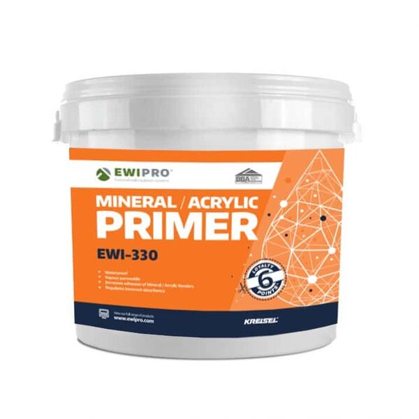 EWI Pro Mineral & Acrylic Primer (EWI-330) - 7kg 7kg Bucket