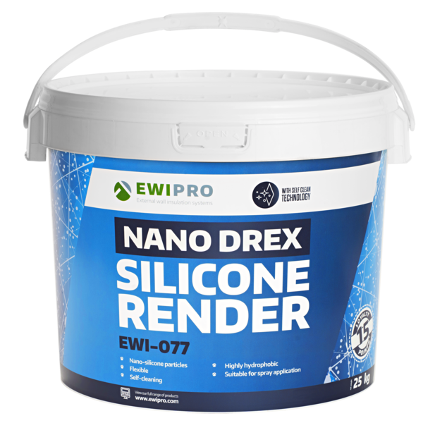 EWI Pro Nano Drex Silicone Render (EWI-077) 25kg 1.5mm