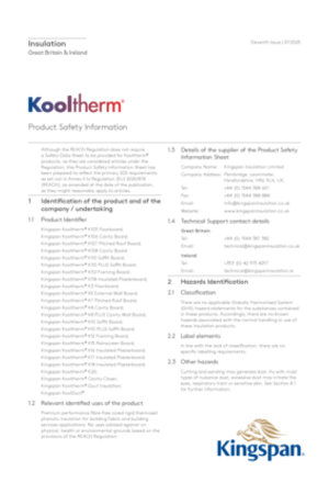 Kingspan K5 COSHH sheet.pdf