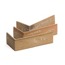 Elabrick Elabrick Mineral Brick Slips - Corsica 240 x 71mm Corner Brick Slip - 240/115 x 71mm