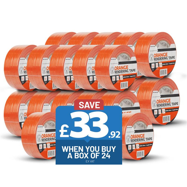 EWI Store EWI Store - Rendering Tape - Orange 48mm x 50m Box of 24 tapes Box of 24 tapes