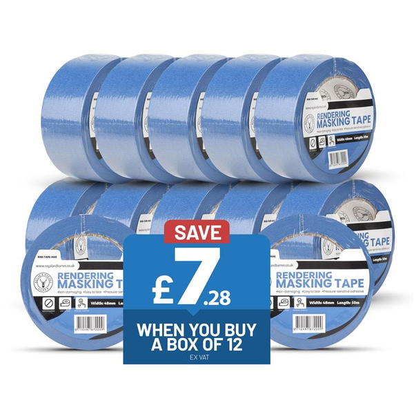 Regal & Barnes Rendering Blue Masking Tape Box of 12 tapes Box of 12 tapes