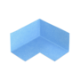 TECH-BAU Waterproofing Fleece Membrane Internal Corner Joint blue 