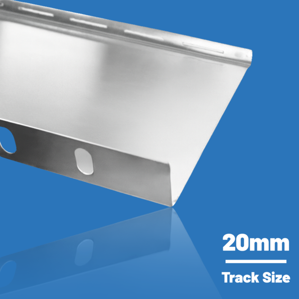 EWI Pro Premium Aluminium Starter Track (2.5m) - 20mm 20mm