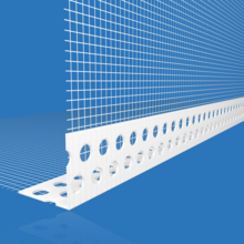 Likov uPVC Render Corner Bead - No Nose (2.5m)  Single Bead