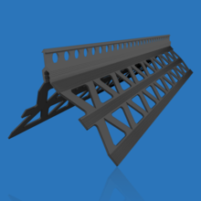 Likov Anthracite Corner Bead - No Mesh
