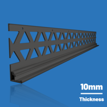 Likov Anthracite Stop Bead - No Mesh (2.5m) 10mm Single Bead