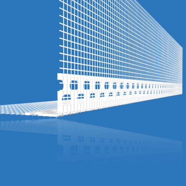 Likov uPVC Flexible Corner Bead with Mesh - 25m Roll