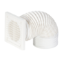 Airflow Flexible Duct Kit - White (3m) 100mm 100mm