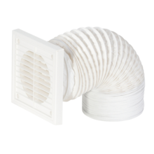 Airflow Flexible Duct Kit - White (3m)