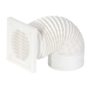 Airflow Flexible Duct Kit - White (3m) 125mm 125mm
