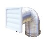 Airflow Ø150mm Cooker Hood Duct Kit - White