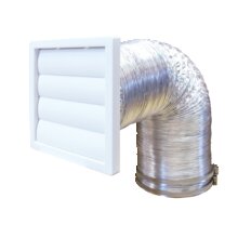 Airflow Ø150mm Cooker Hood Duct Kit - White