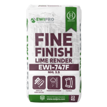 EWI Pro Fine Finish Lime Render NHL 3.5 (EWI-747F) - 23kg