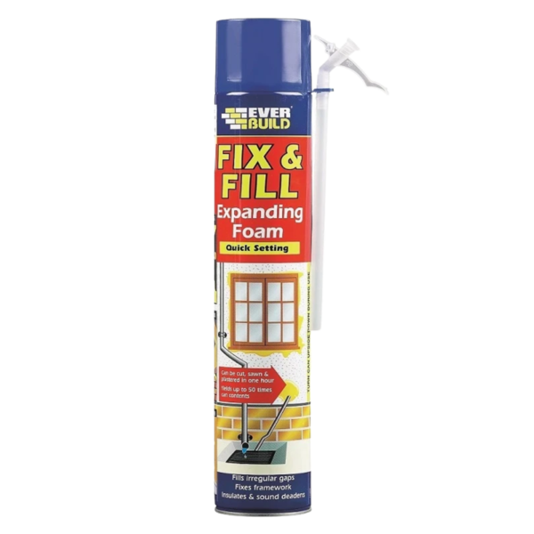 Everbuild Everbuild - Fix & Fill Expanding Foam - 750ml Single Can