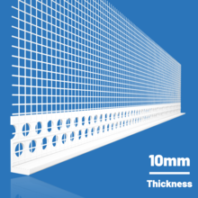 Likov uPVC Stop Bead with Mesh (2.5m) 10mm Single Bead