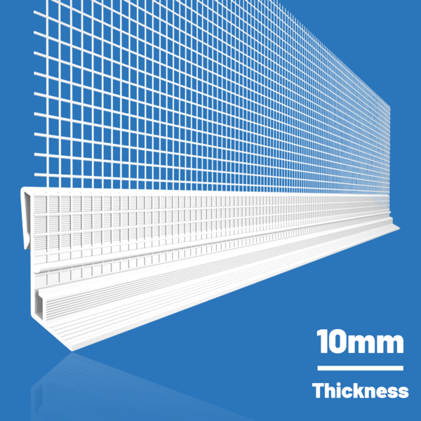 Likov 10mm Clip-on Profile for Starter Track (2.5m) Single Clip-on Profile