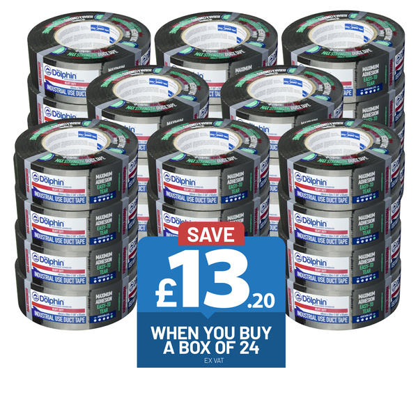 Blue Dolphin Blue Dolphin - Industrial Duct Tape 48mm x 50m Box of 24 tapes Box of 24 tapes