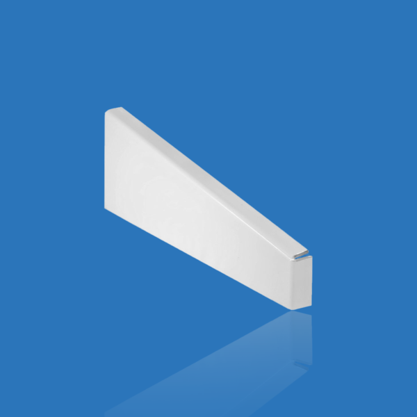 EWI Pro White Aluminium Oversill End Caps (Pair) 90mm 90mm