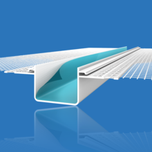 Likov uPVC Groove Bead with Mesh – 30 x 20mm