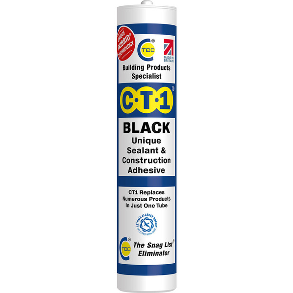 CT1 CT1 Adhesive & Sealant 290ml Black Single Tube Black Single Tube