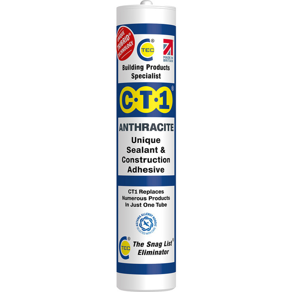 CT1 CT1 Adhesive & Sealant 290ml Anthracite Single Tube Anthracite Single Tube