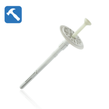 Wkret-Met 10mm Hammer Fixing with Plastic Pin