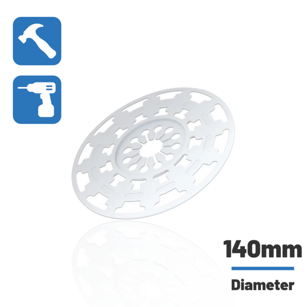Wkret-Met Mineral Wool Reinforcement Collar  - 140mm (Polyamide)