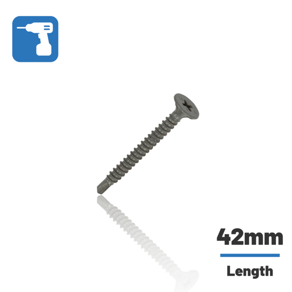 Evolution EVOLUTION WHX Cementitious Self Drilling Board Screw - 42mm 42mm