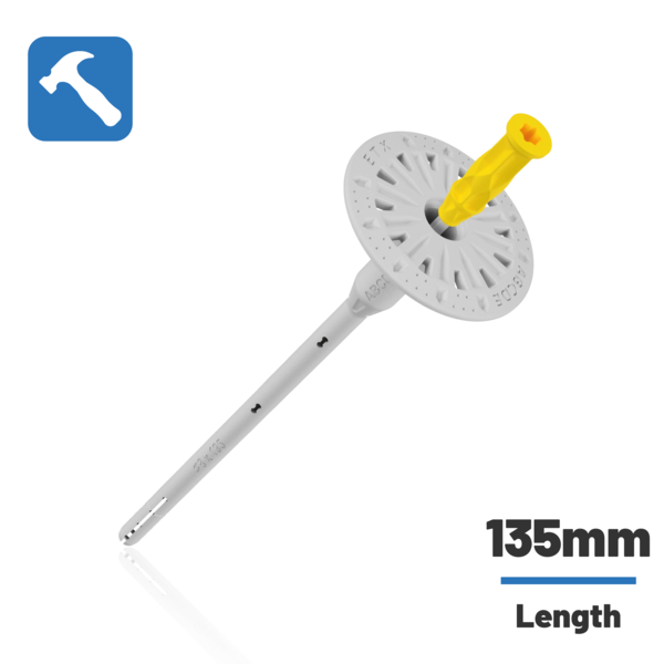 EWI Pro EWI Pro - Metal Insulation Screw Fixing - 8mm 135mm
