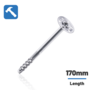 Rawlplug RAWLPLUG -  MBA Zinc Plated Fire Rated Fixing - 170mm 170mm