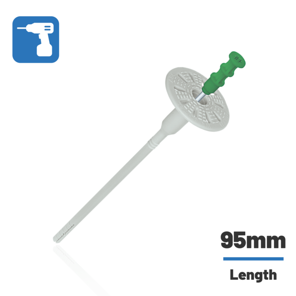 EWI Pro 8mm Screw Fixing with Metal Pin & Short Expansion Zone 95mm