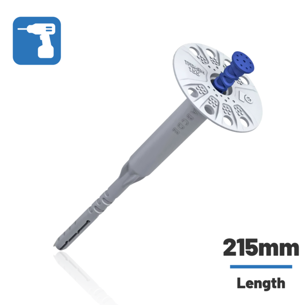 Rawlplug RAWLPLUG - Metal Hammer Fixing (RWL-R-TFIX-8M) - 215mm (Box of 100) 215mm (Box of 100)