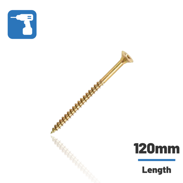 Wkret-Met WKRET-MET - KMH-60 - Insulation to OSB Wood Screws - 120mm 120mm