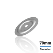 Wkret-Met 70mm Steel Firebreak Supplementary Washer (for MLN Fixings)
