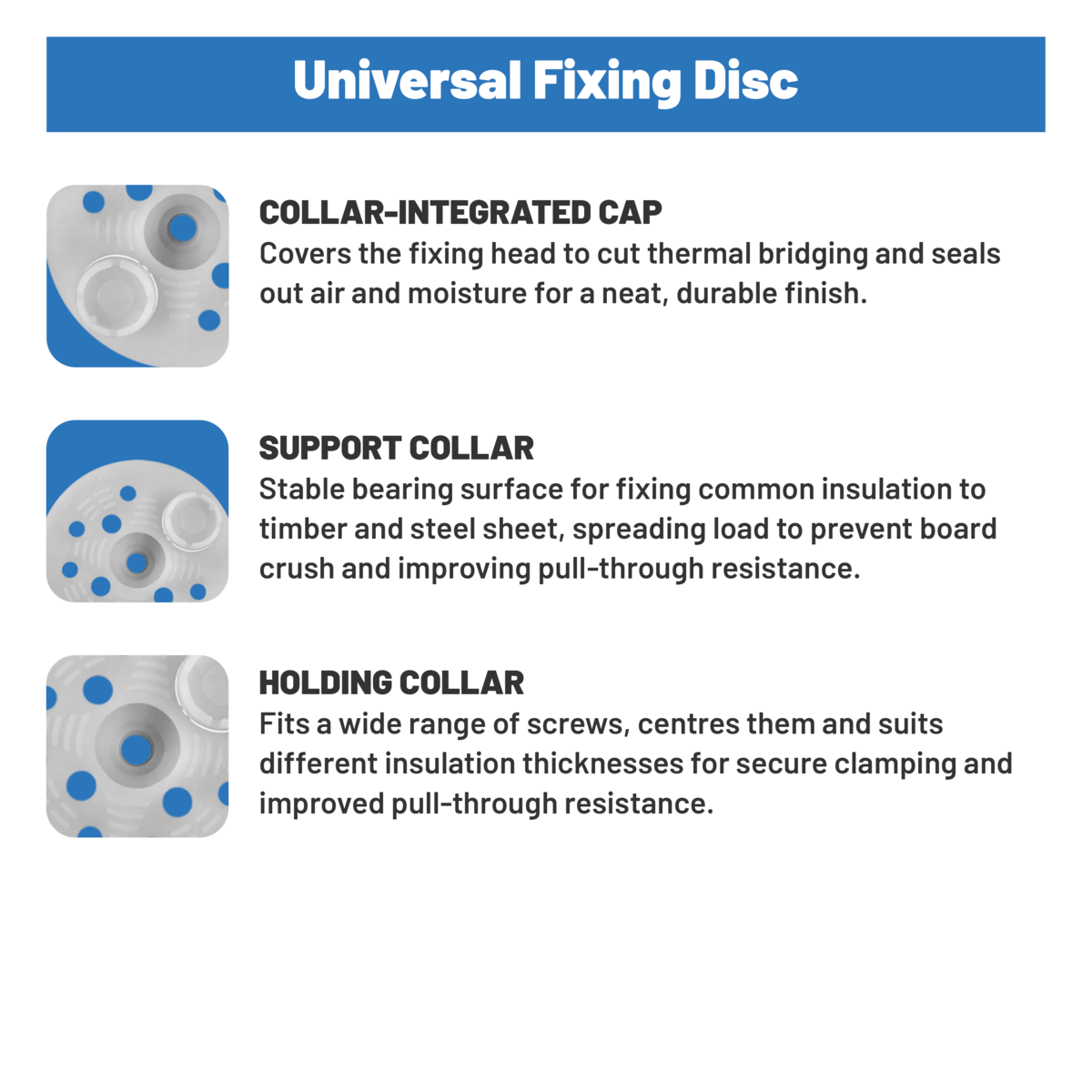 Universal Fixing Disc - 60mm | EWI Store