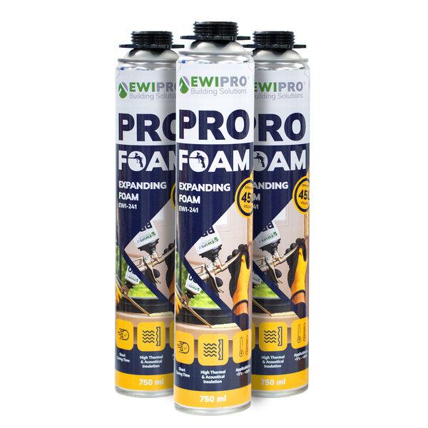 EWI Pro PRO FOAM - Expanding Foam (EWI-241) - 750ml  