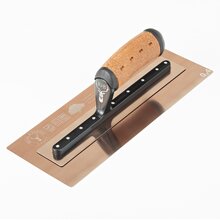 Regal & Barnes Midflex Gold Hardened Stainless Steel Trowel (Cork Handle)
