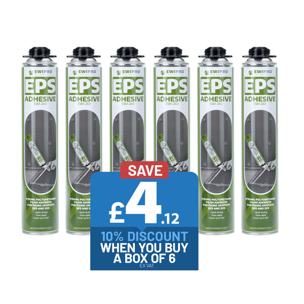 EWI Pro EPS Adhesive (EWI-240) - 750ml Box of 6 Box of 6